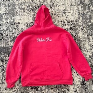 White fox hoodie size Sm